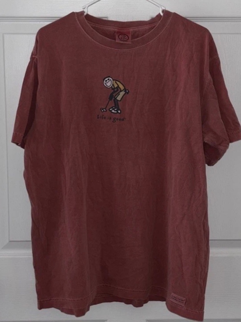 Life Is Good T-Shirt Tee Shirt Men’s L Golf Large
